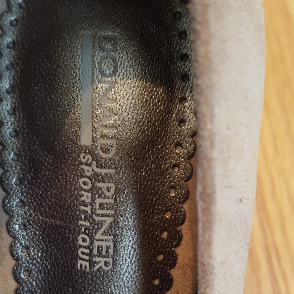 Donald J. Pliner Suede Heather Wedge Heels - Picture 7 of 8
